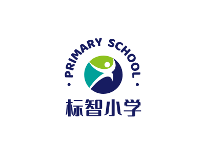简约活泼学校教育logo设计