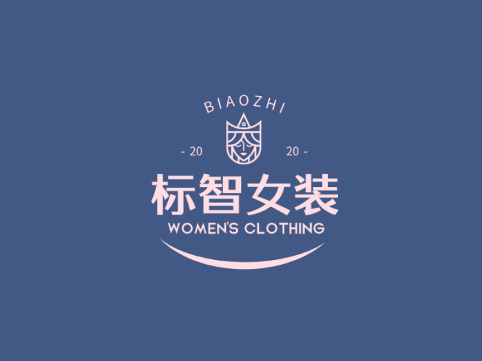 创意文艺女装品牌logo设计