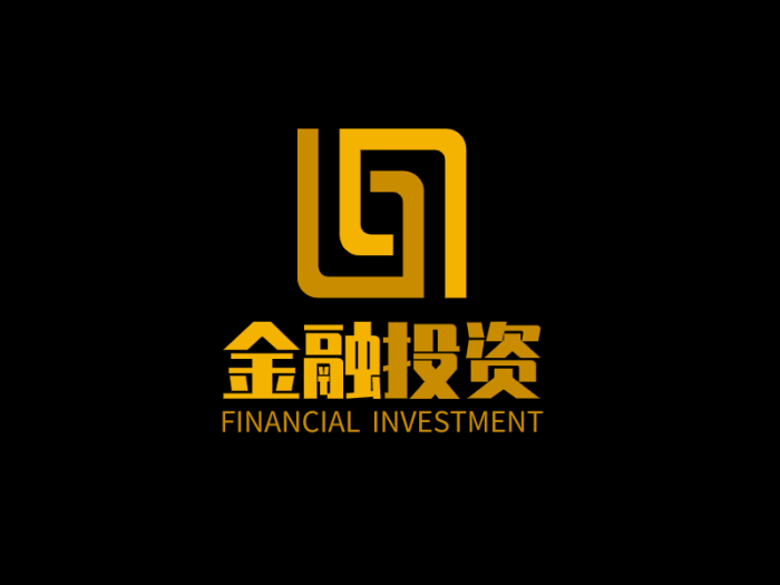 金色创意高级商务金融投资logo设计