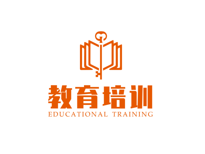 简约教育培训创意书本logo设计