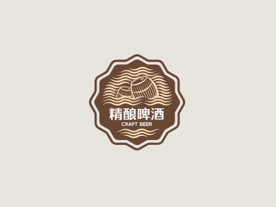 创意复古徽章酒水logo设计