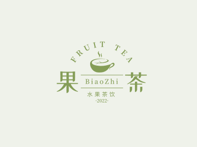 文艺清新店铺logo设计