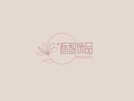 文艺清新花logo设计