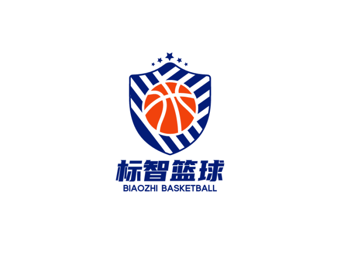 简约运动篮球徽章logo设计