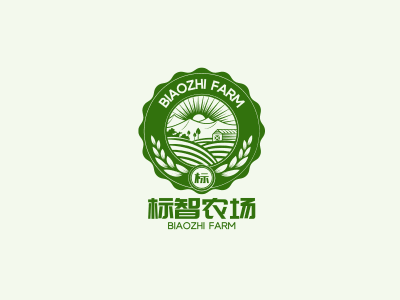 文艺农场徽章logo设计