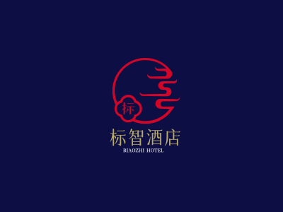 新中式酒店logo设计