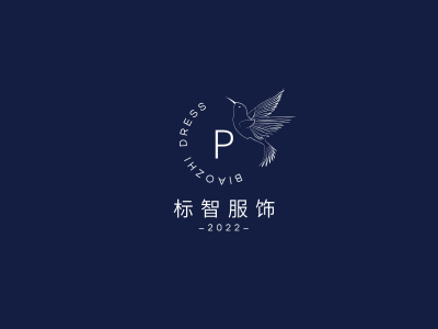 创意文艺鸟服饰logo设计