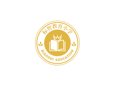 简约学校徽章logo设计