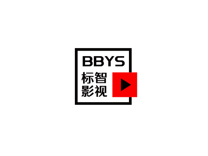 简约影视传媒徽章logo设计