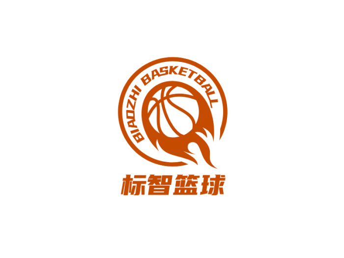 创意篮球运动徽章logo设计