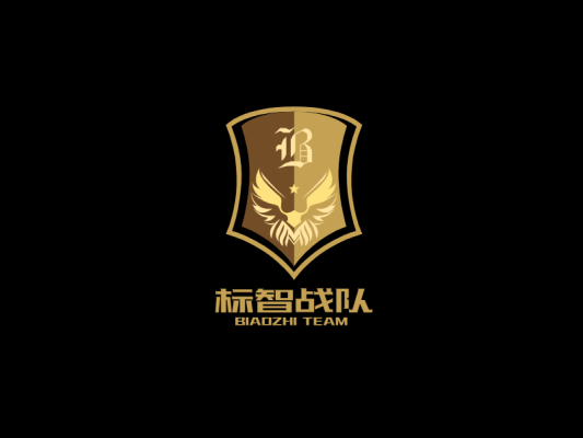创意酷炫徽章游戏战队logo设计