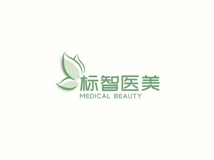 简约清醒医美logo设计