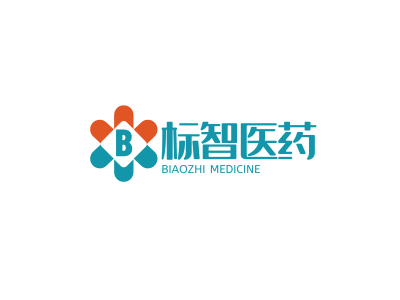 简约生物医药logo设计