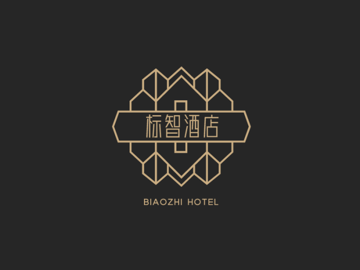 简约创意高级酒店logo设计