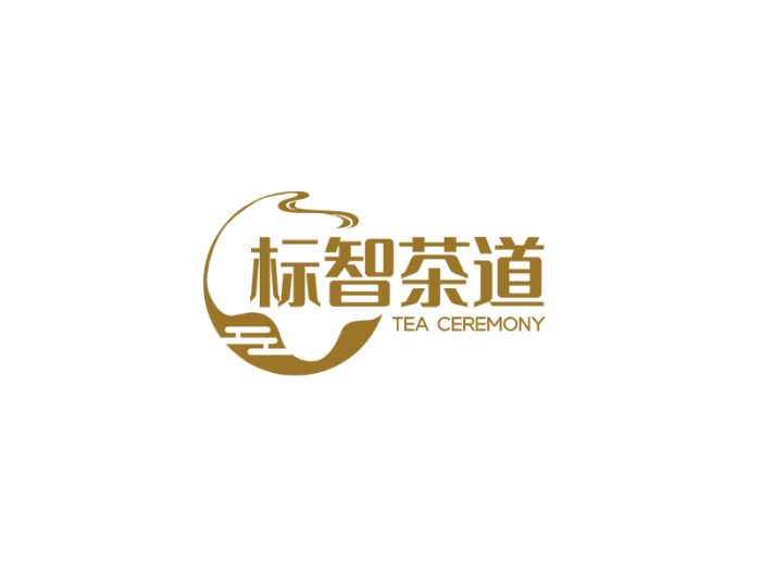 中式文艺茶道logo设计