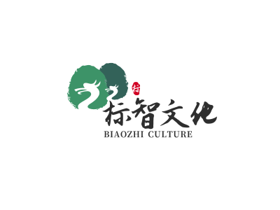 中式传统龙文化logo设计