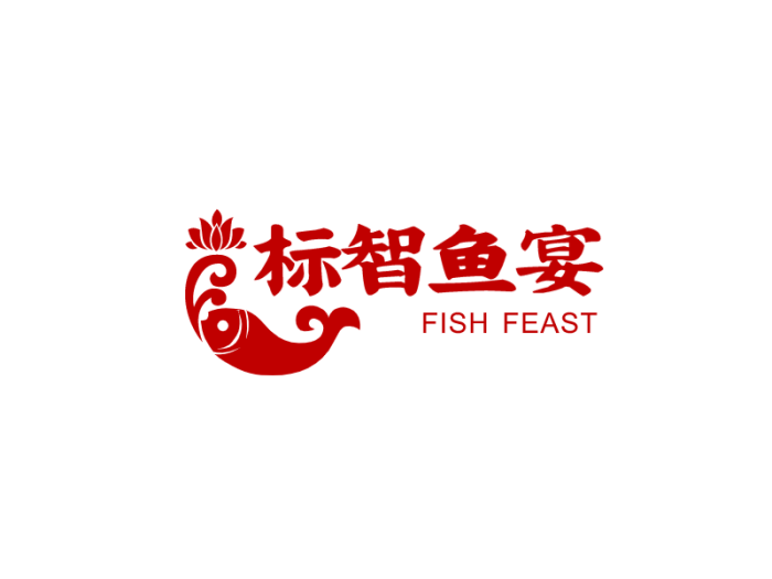 创意餐饮鱼logo设计