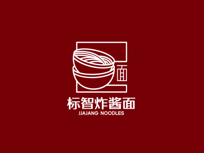 创意简约餐饮拉面logo设计