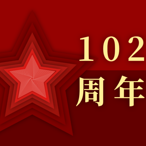 簡約紅色慶祝建黨微信公眾號次圖設(shè)計