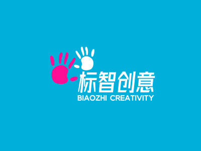 簡約創意美術教育logo設計