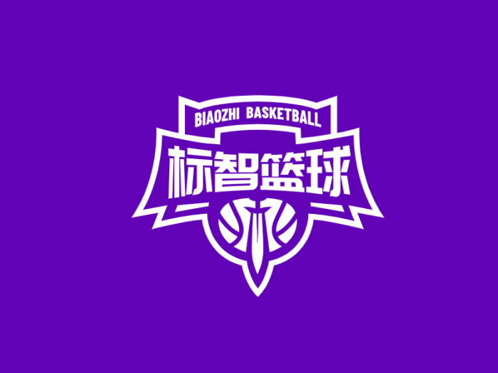 创意篮球徽章logo设计