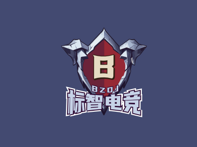 创意酷炫电竞徽章游戏logo设计