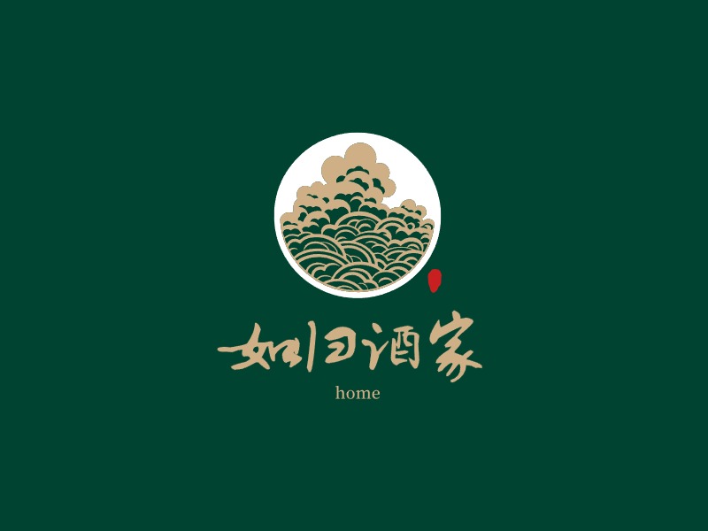 简约文艺新中式酒店logo设计公司logo设计