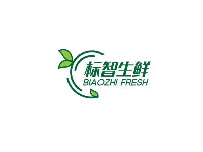 简约绿植生鲜logo设计