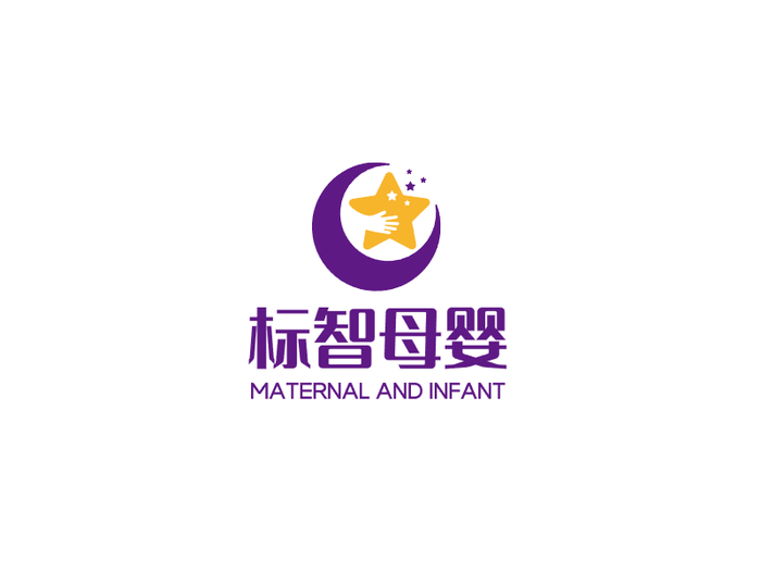 简约母婴logo设计
