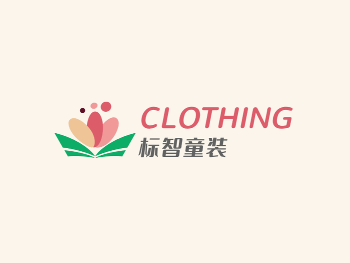 卡通文艺服装logo设计