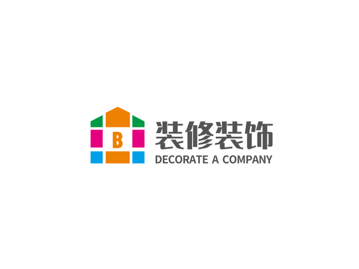 简约装修建筑logo设计