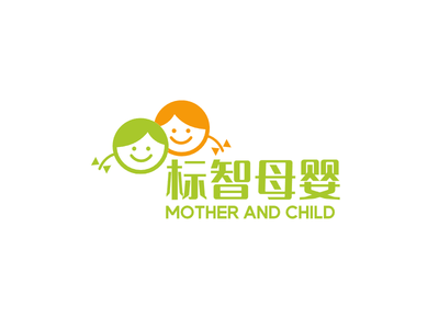 创意可爱卡通母婴童装logo设计