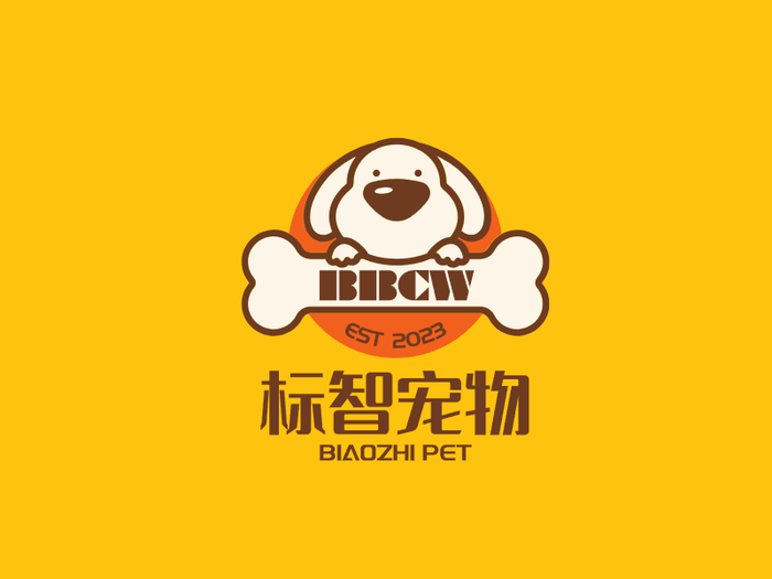 创意卡通宠物logo设计