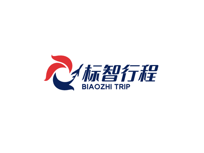 简约创意飞机交通行程logo设计