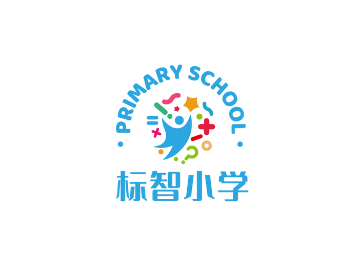 创意卡通学学校教育logo设计