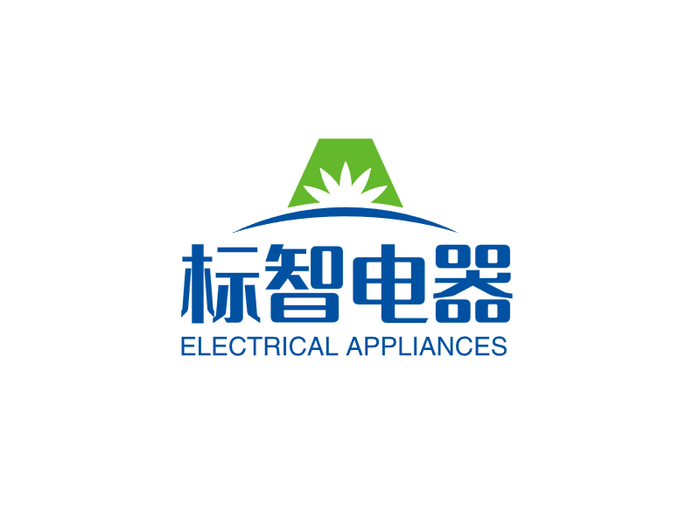 蓝色简约创意商务电器logo设计