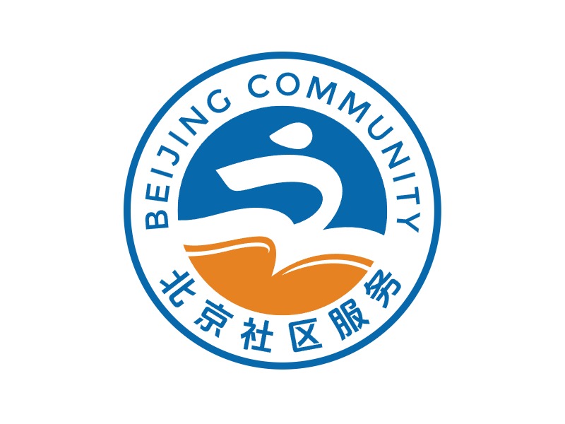 北京社区服务logo标志设计
