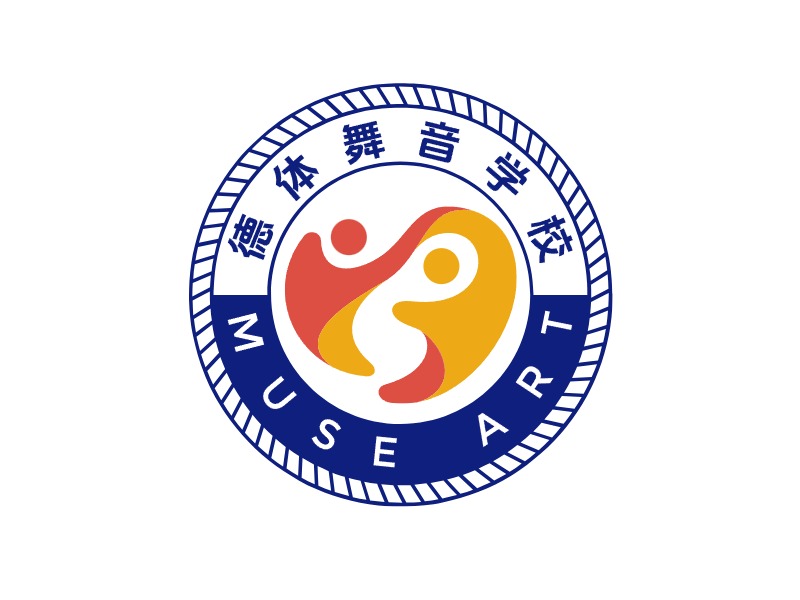 德体舞音学校LOGO设计