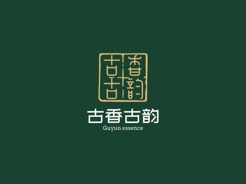 古香古韻文創(chuàng)體驗logo標(biāo)志設(shè)計