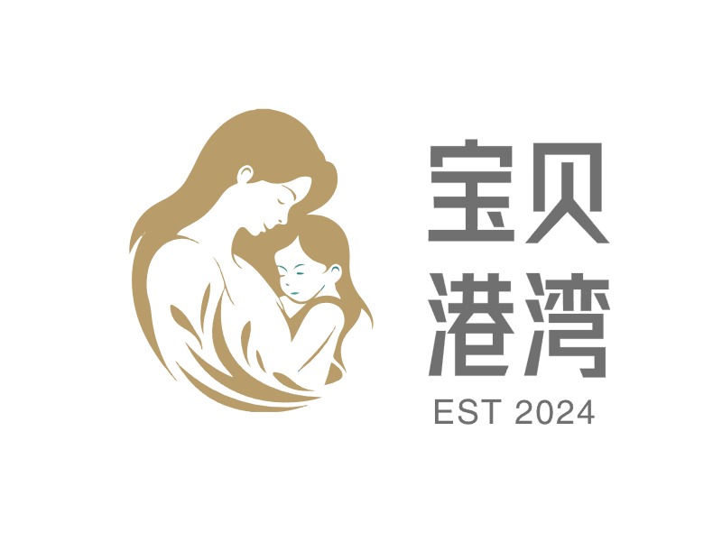 媽媽母嬰logo標志設計