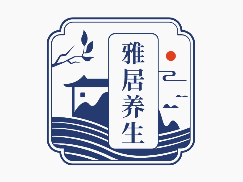 老人养老LOGO设计