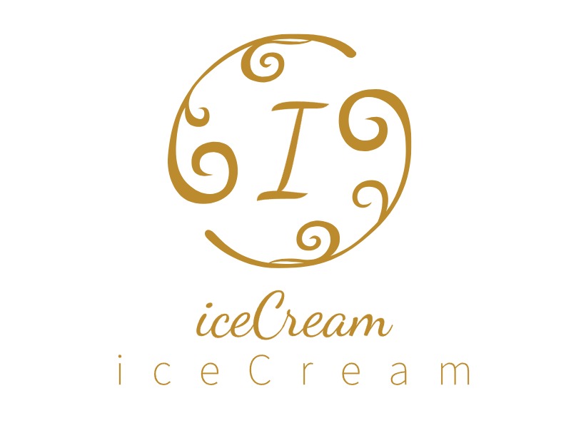 iceCream店鋪標志設計