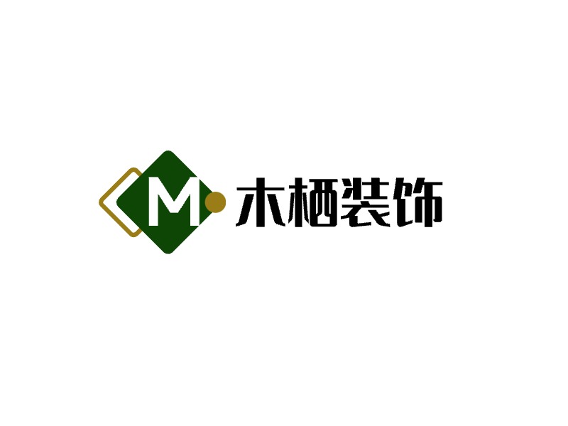 木栖装饰企业标志设计
