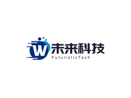 未来科技公司logo设计