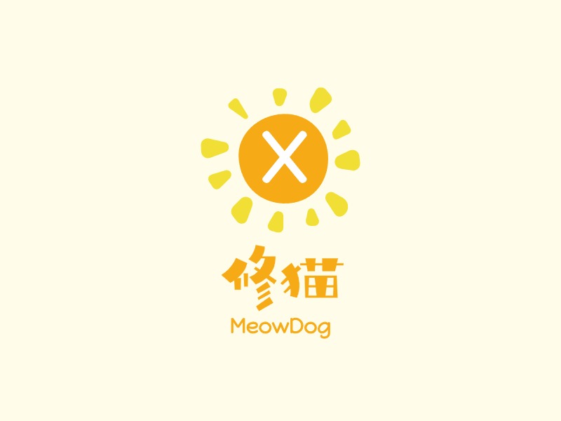 修猫门店logo设计 宠物店logo设计