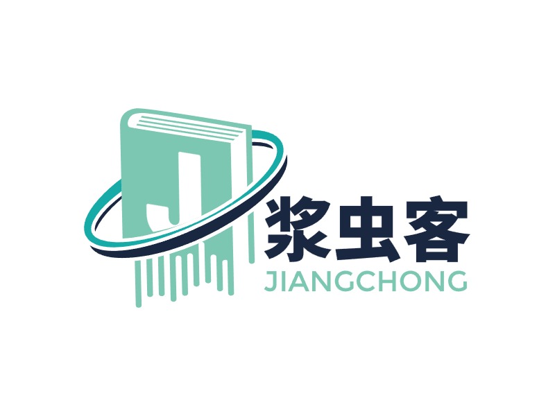 浆虫客logo标志设计