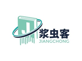 浆虫客logo标志设计