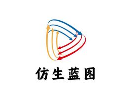 仿生藍(lán)圖公司logo設(shè)計