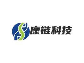 康链科技门店logo标志设计