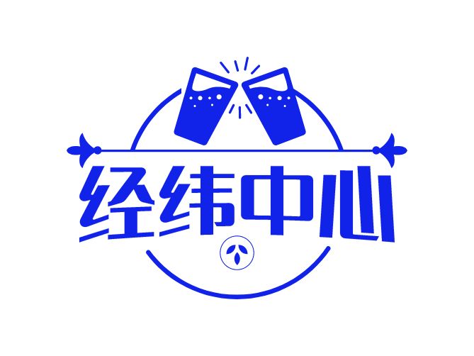 经纬中心logo标志设计